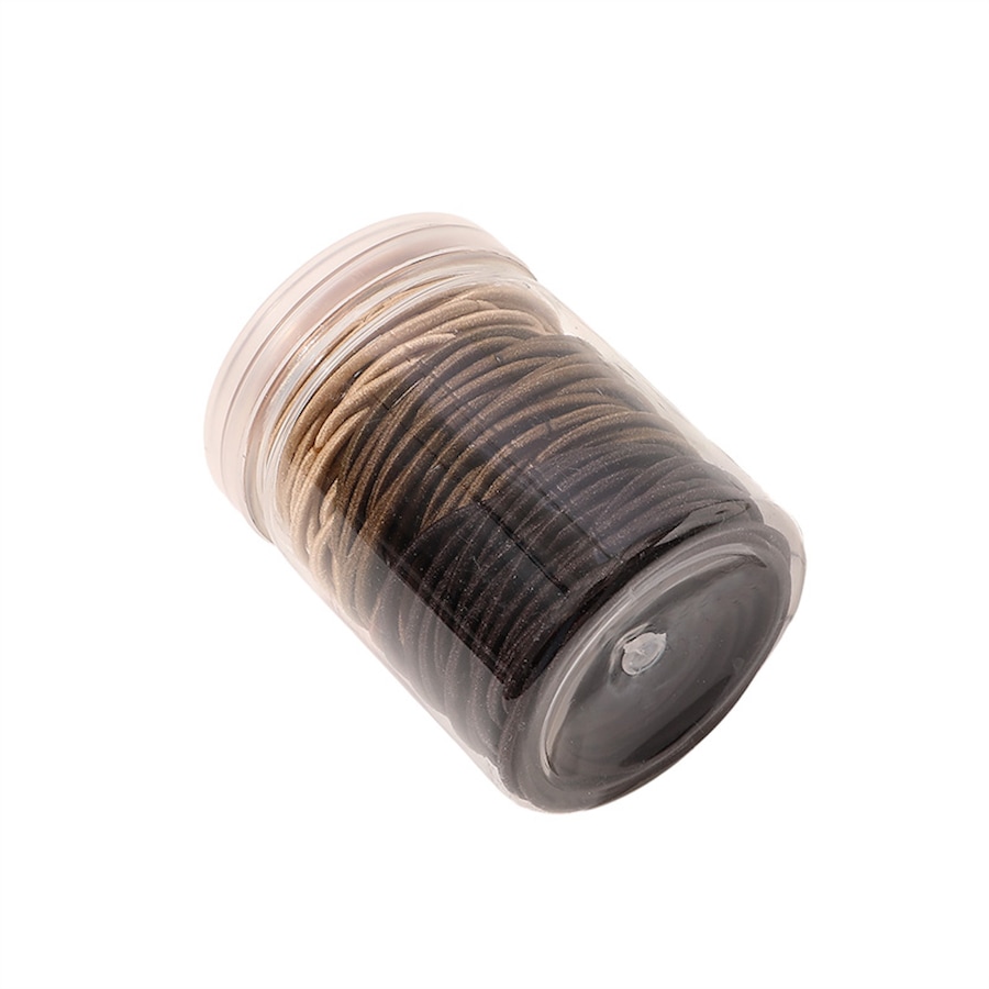 SOHO SOHO Remi gumki do włosów 50 sztuk - czarne Gumki do włosów 50 ct Czarny Damski