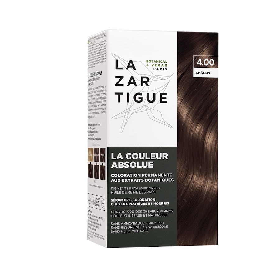 Lazartigue CHOCOLATE CHESTNUT Farby do włosów 60 ml Czarny