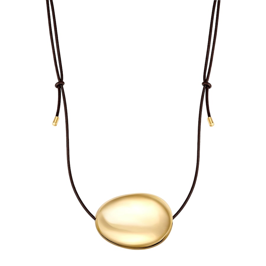 Yokoamii Naszyjnik z brazowej skóry Naszyjniki 1 ct Damski