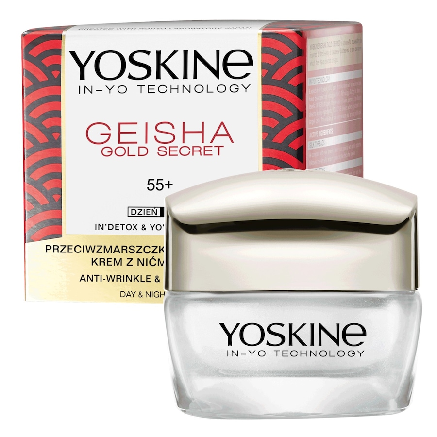 Yoskine Yoskine Geisha Gold Secret, krem do twarzy na dzień i na noc 55+, 50 ml Kremy przeciwzmarszczkowe Damski