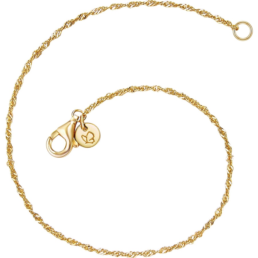 Glanzstücke München Srebrna bransoleta srebro wysokiej próby żółte złoto Bransoletki 1 ct Damski