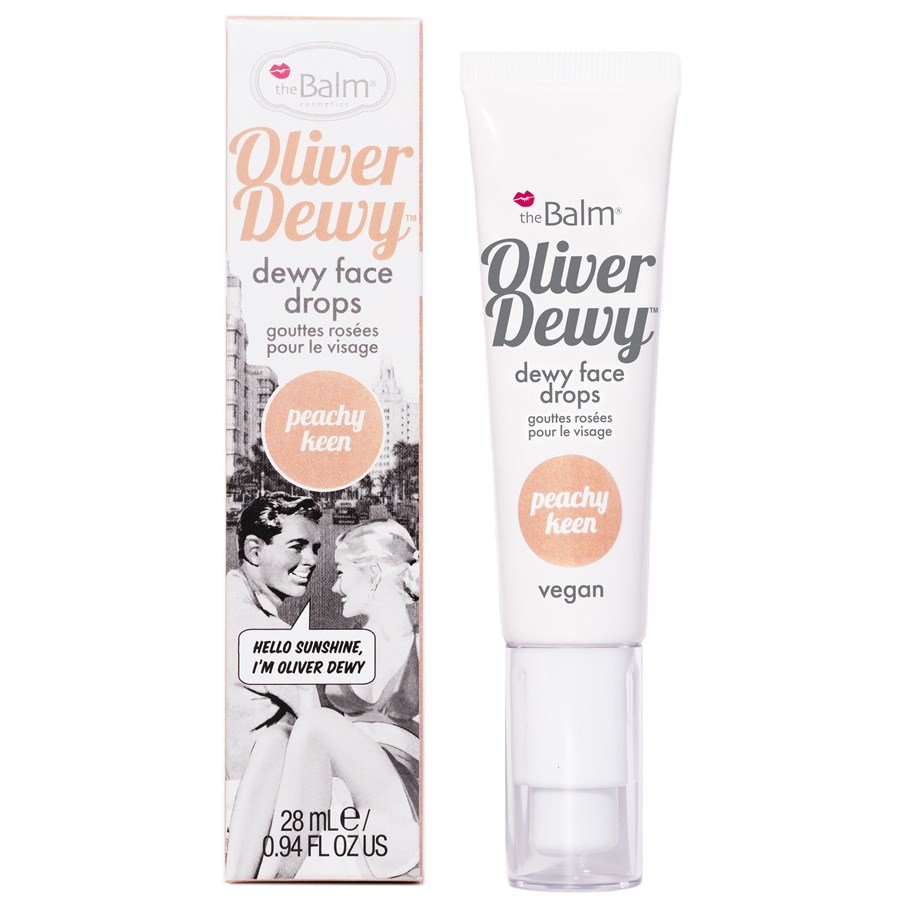 theBalm Oliver Dewy Face Drop Rozświetlacze 28 ml Peachy Keen
