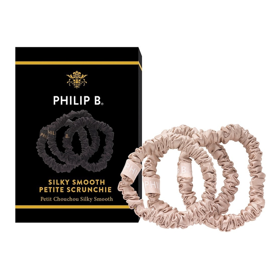 Philip B. Petite Champagne Scrunchie Gumki do włosów 1 ct