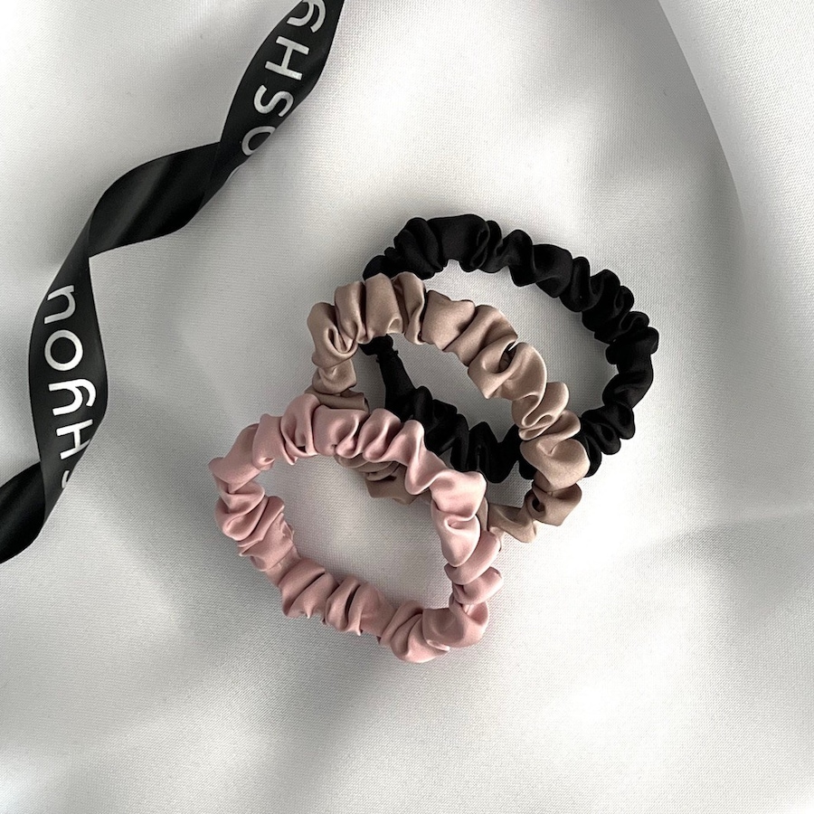 POSHYOU Zestaw gumek scrunchies MINI Gumki do włosów 1 ct