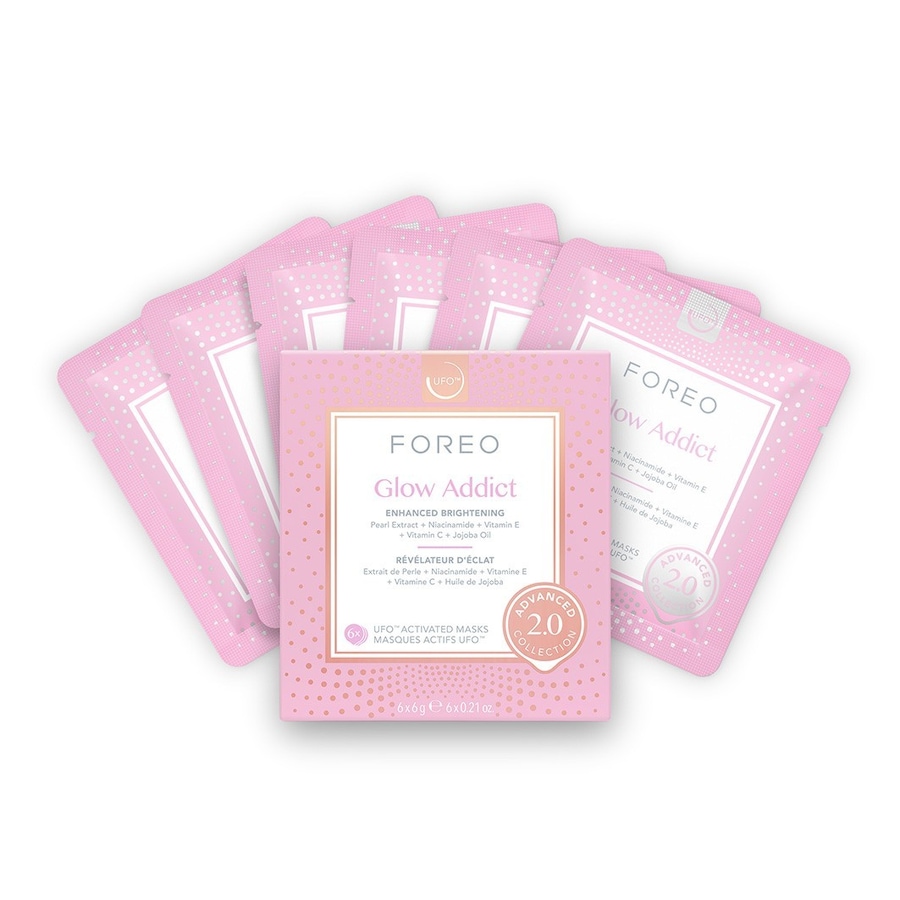FOREO UFO™ Masks Glow Addict 2.0 Maseczki na trądzik 36 g
