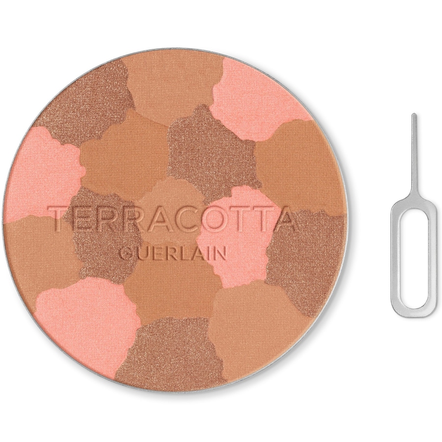Guerlain Terracotta Light Puder z 96% składników pochodzenia naturalnego Wkład wymienny Konturowanie twarzy 10 g 02 Medium Cool