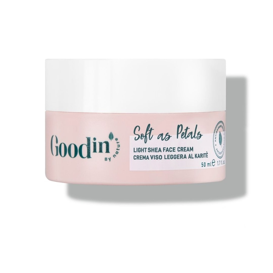 Goodin Lekki krem do twarzy z masłem Shea Soft as Petals Kremy do twarzy 50 ml