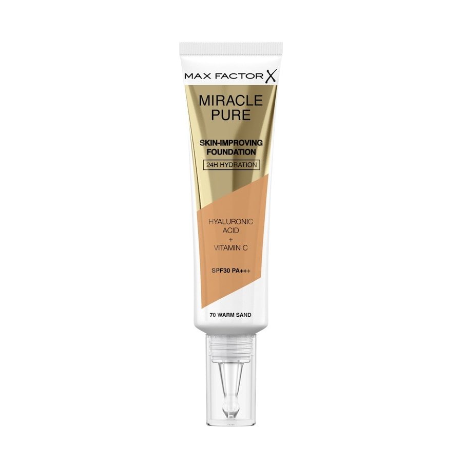 Max Factor Max Factor Miracle Pure - rozświetlający podkład odżywczy 80 Bronze, 30ml Korektory 70 Warm Sand