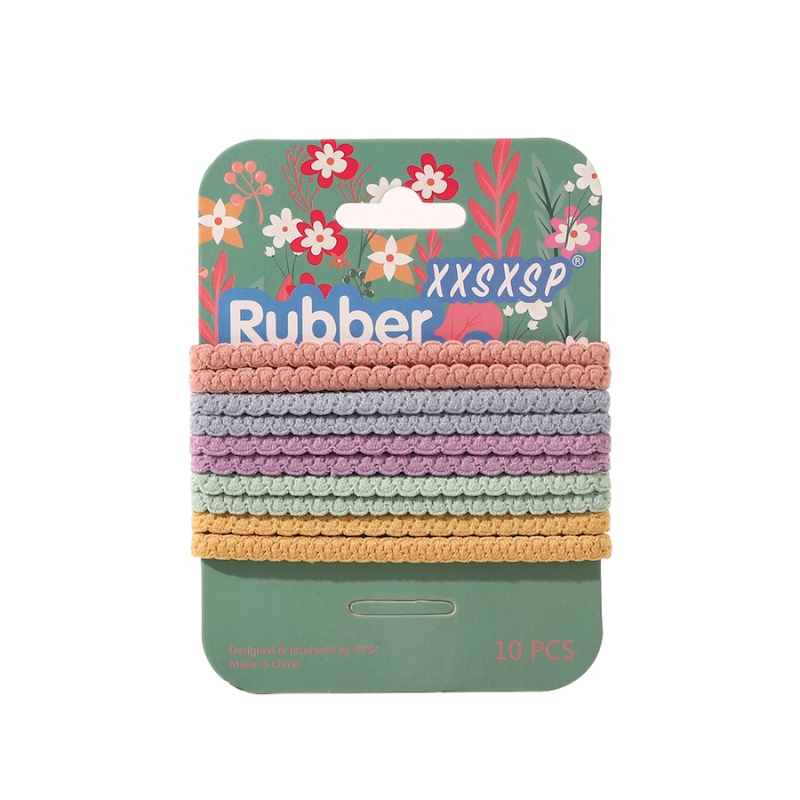 SOHO SOHO Lyla gumki do włosów Gumki do włosów 10 ct Srebrny Damski