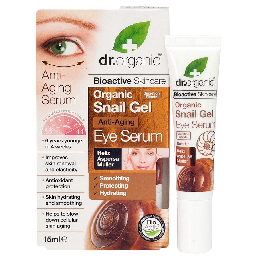 Dr. Organic Snail Gel Facial Serum Kolagen do twarzy 15 ml