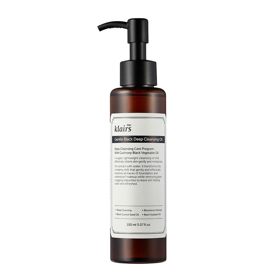 Dear Klairs Gentle Black Deep Cleansing Oil Olejki oczyszczające 150 ml