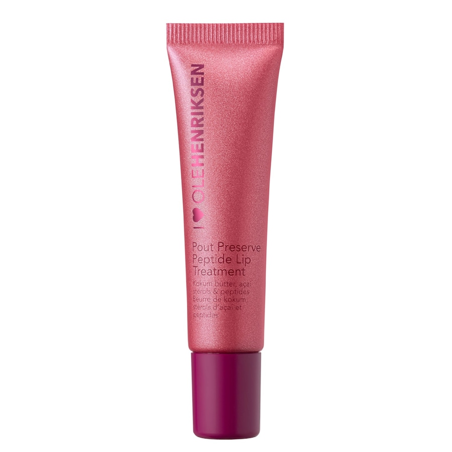 Ole Henriksen Pout Preserve Lip Treatment - Nawilżająca i przeciwstarzeniowa pielęgnacja ust Balsamy do ust 12 ml różowe złoty