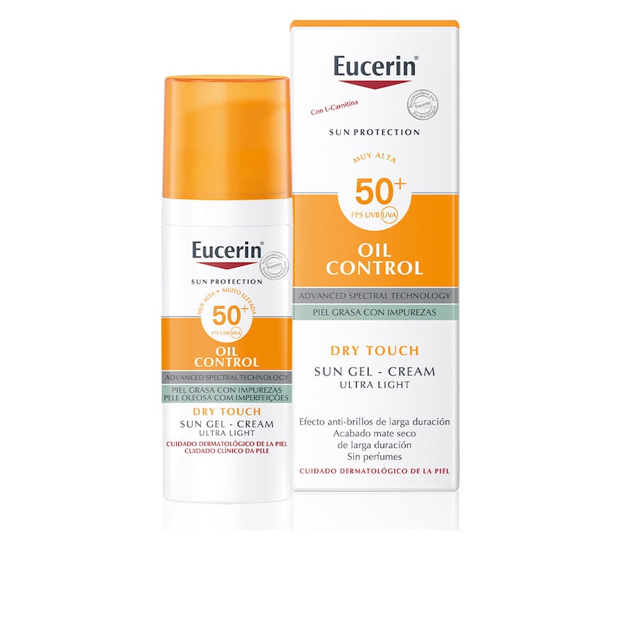 Eucerin SUN FACE OIL Control DRY TOUCH żel-krem SPF50+ Ochrona przeciwsłoneczna 50 ml