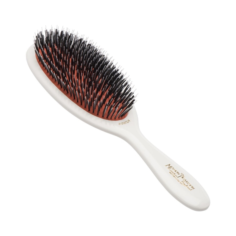 MASON PEARSON JUNIOR BN2 Średnia szczotka do włosów z włosiem mieszanym (dzik+nylon) w kolorze kości słoniowej Ozdoby do włosów 1 ct