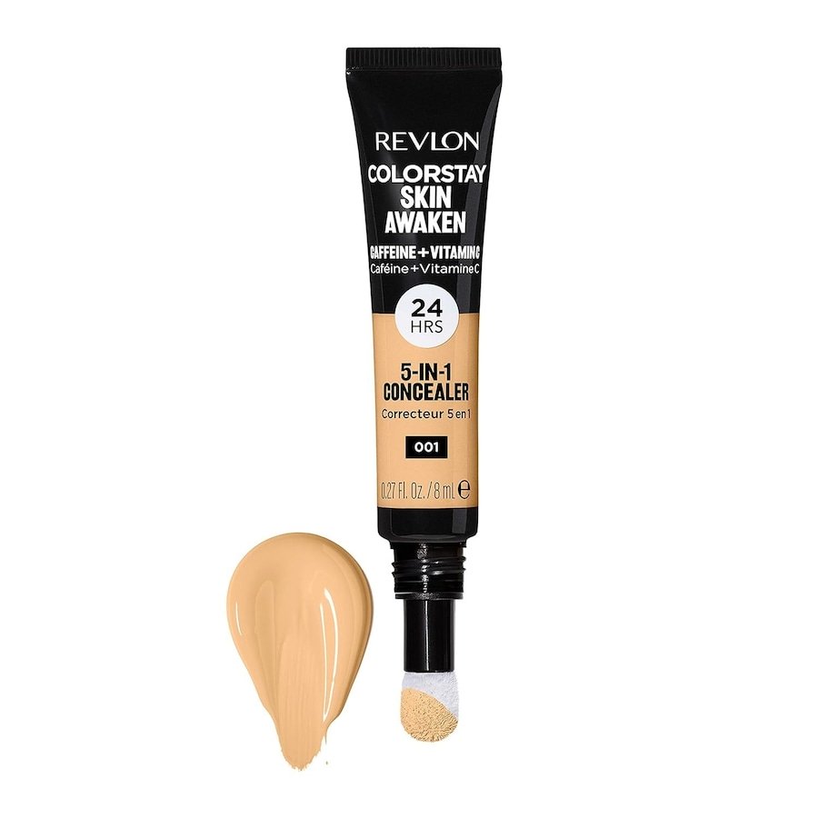 Revlon ColorStay™ Revlon ColorStay Skin Awaken 5 w 1, lekki, długotrwały korektor do twarzy z kofeiną i witaminą C, na niedoskonałości, cienie pod ocz