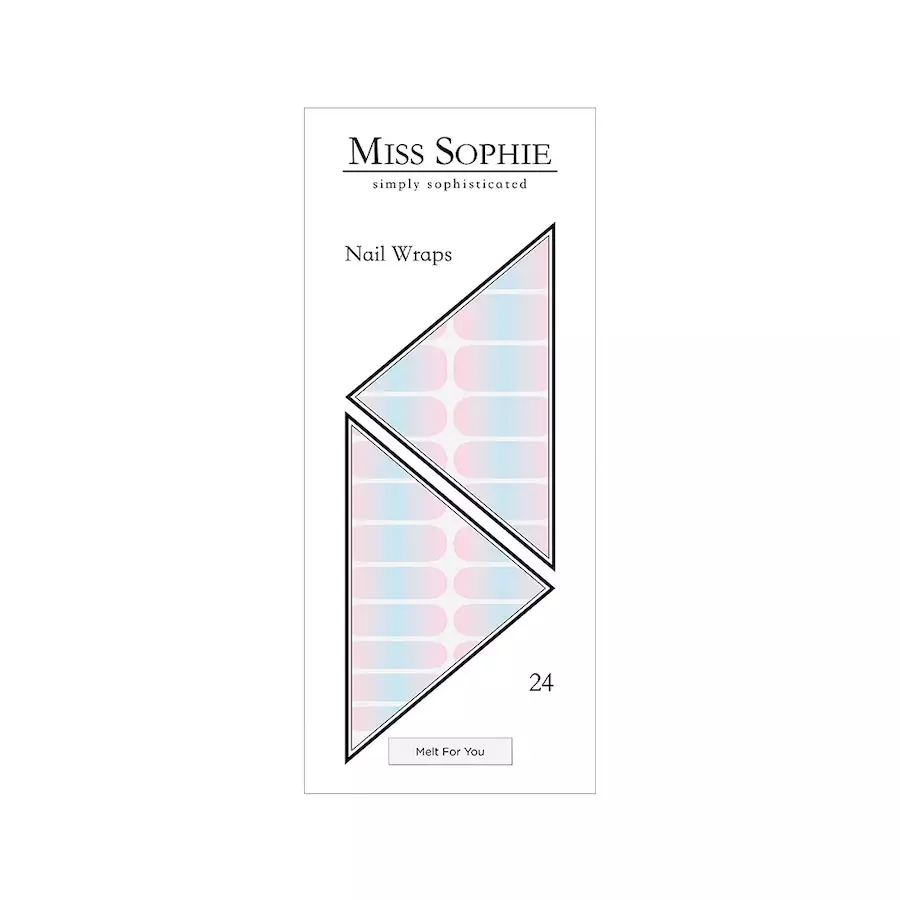 Miss Sophie's Melt for You Nail Wraps Stylizacja paznokci 24 ct 24 szt.