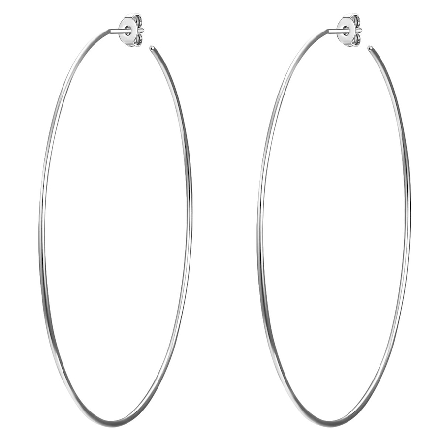 Glanzstücke München Kolczyki z Srebro wysokiej próby w Srebrny Kolczyki koła 1 ct Damski