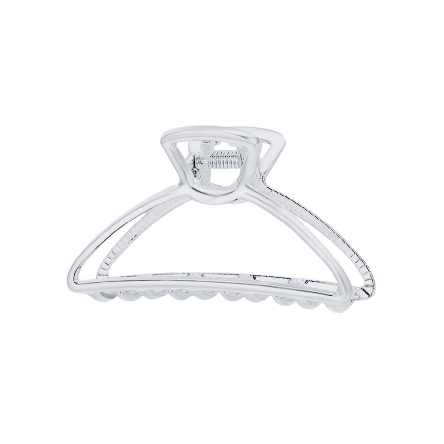 SOHO SOHO® Barette Mała metalowa spinka do włosów - Srebrna Klamry i spinki do włosów 1 ct Srebrny