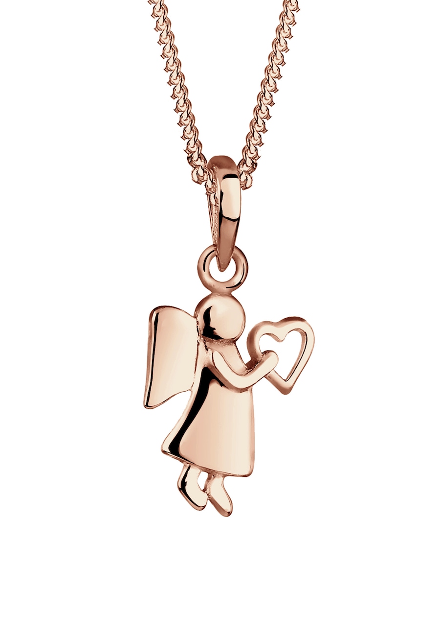 Elli Talizman damski Anielskie Serce, srebro 925 Sterling Silver Naszyjniki 1 ct Damski