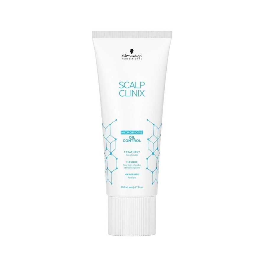 Schwarzkopf Professional Scalp Clinix Maska Kontrolująca Sebum Oczyszczanie skóry głowy 200 ml