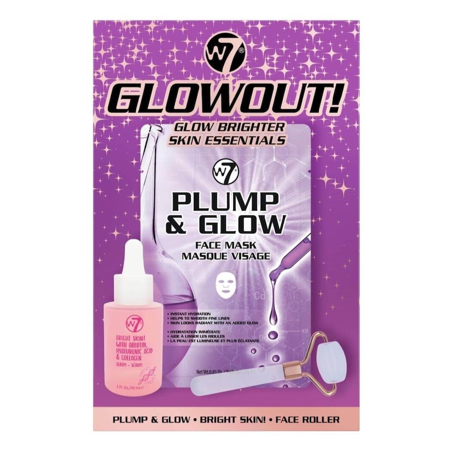 W7 GLOWOUT! Gift Set ZESTAW DO PIELĘGANACJI TWARZY Zestawy do pielęgnacji twarzy 1 ct
