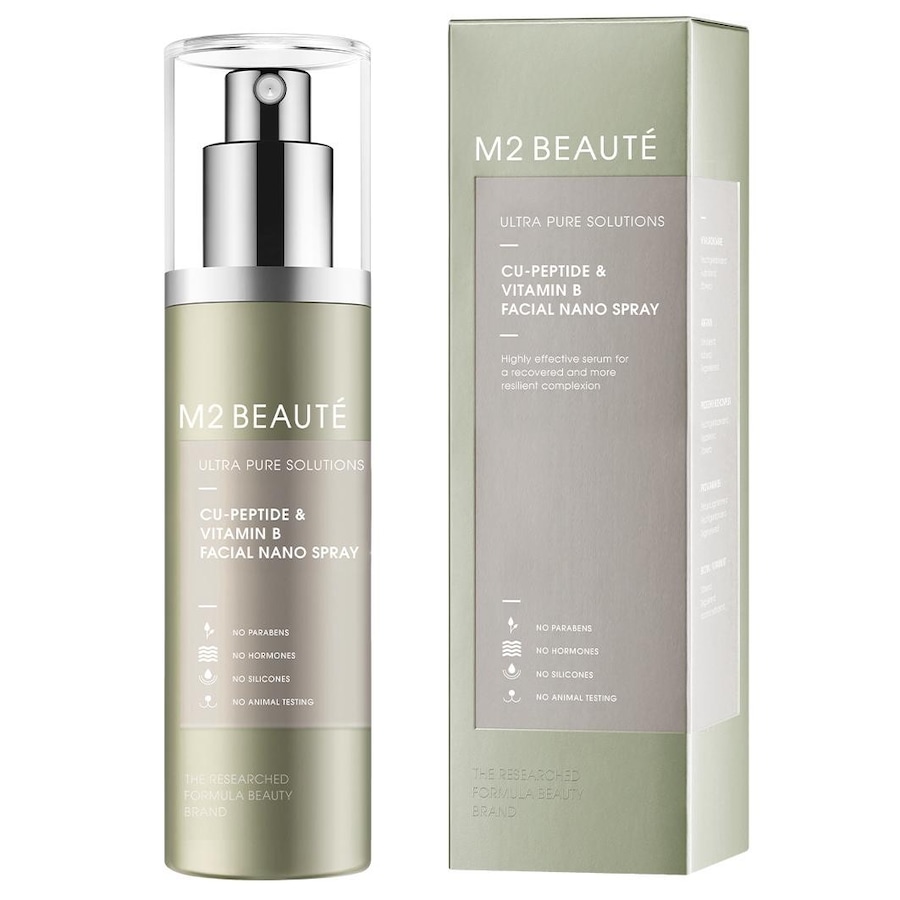 M2 Beauté Cu-Peptide & Vitamin B Facial Nano Spray Serum przeciwzmarszczkowe 75 ml