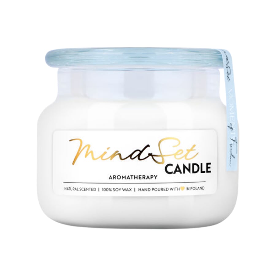 Mindset Cosmetics Świeca zapachowa Moments of Freedom sandalwood & bergamot Świeczki 450 ml