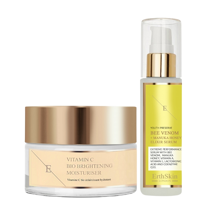 ErthSkin London Rozświetlający i ujędrniający zestaw energetyczny Serum przeciwzmarszczkowe 1 ct Damski