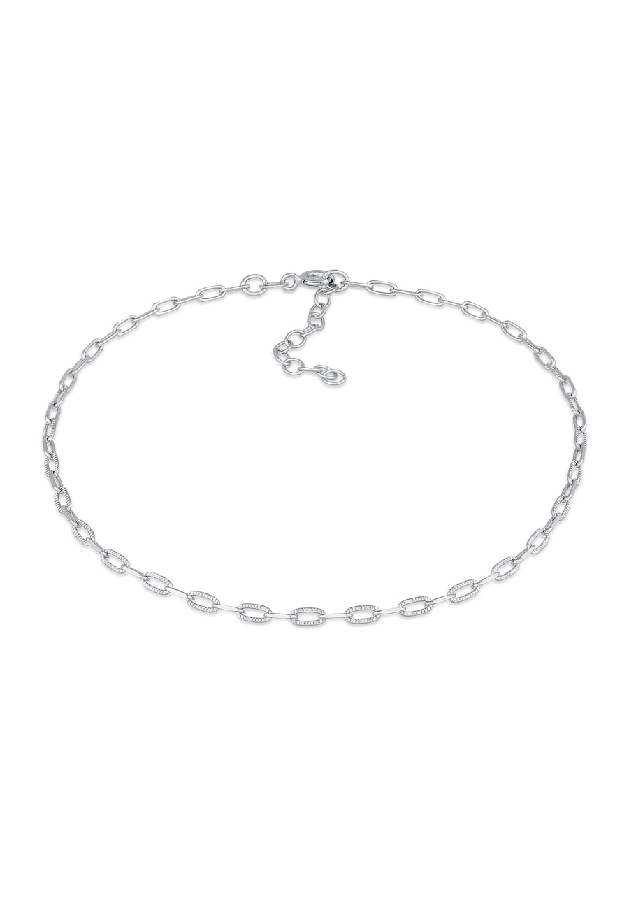 Elli Damska bransoletka na kostkę Basic ze srebra próby 925 Sterling Silver Bransoletki na nogę 1 ct Damski