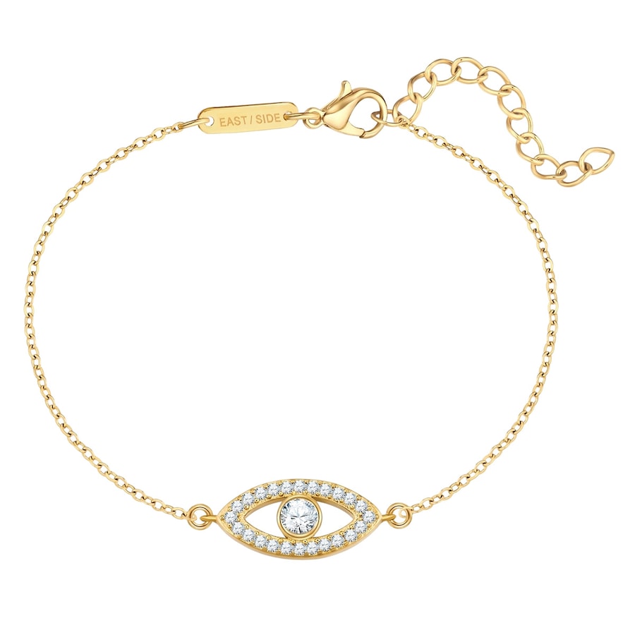 EASTSIDE Bransoletka Wszechwidzace oko Stal nierdzewna Żółte złoto Bransoletki 1 ct Damski