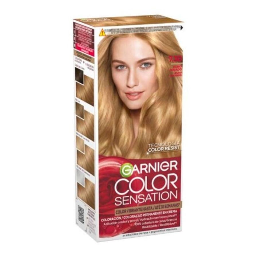 Garnier Color Sensation Farba do włosów złoty blond 7.3 Farby do włosów 1 ct Damski