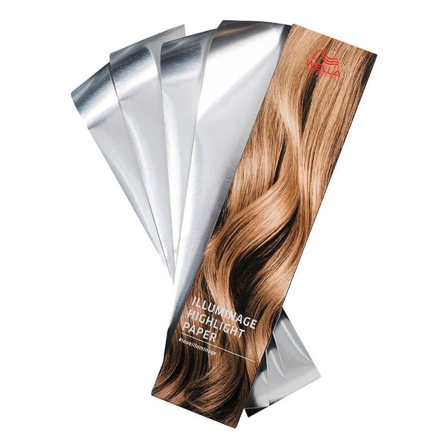 Wella Arkusze papieru do podświetleń Illuminage Wałki do włosów 100 ct