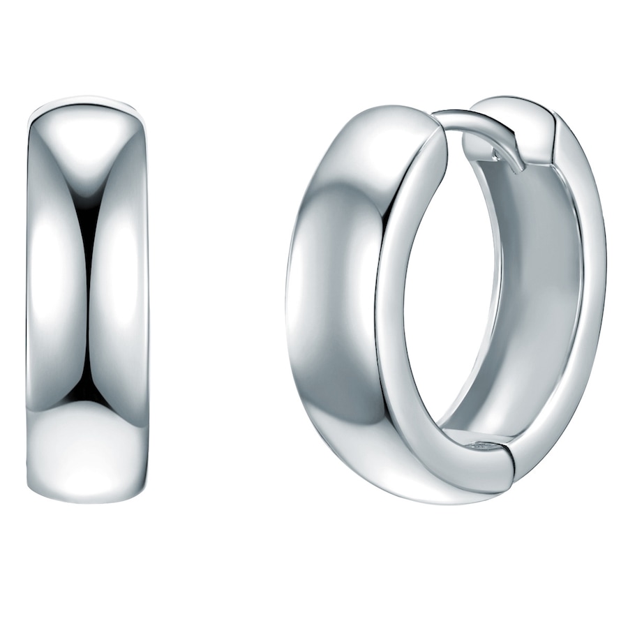 Rafaela Donata Kolczyki Srebro wysokiej próby Żółte złoto Kolczyki koła 1 ct Damski