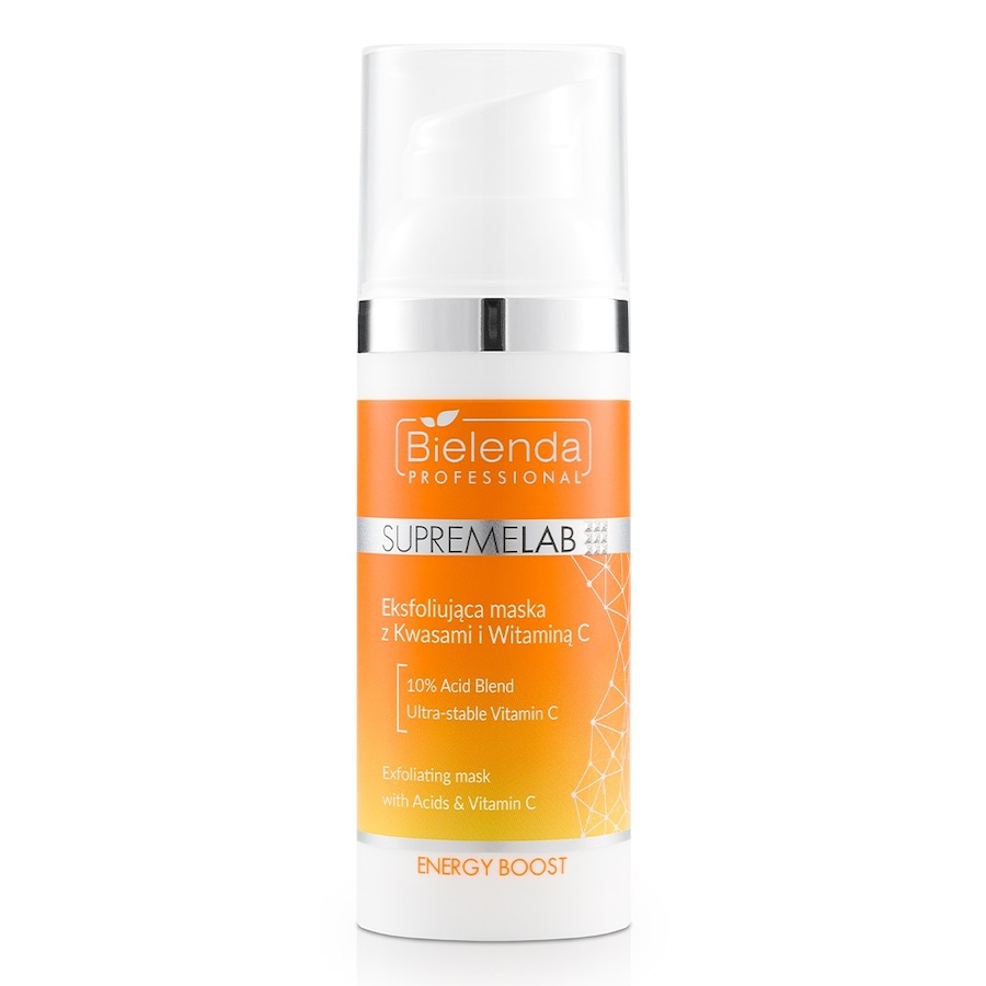 Bielenda Professional Energy Boost Eksfoliująca maska z Kwasami i Witaminą C Maseczki rozświetlające 50 g