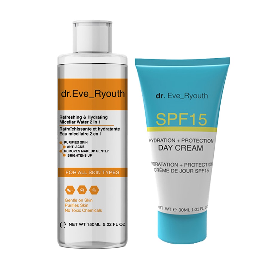Dr. Eve_Ryouth Micelarny duet pod oczy Zestawy do pielęgnacji twarzy 1 ct Damski