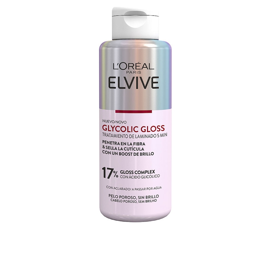 L’Oréal Paris ELVIVE GLYCOLIC GLOSS 5 min zabieg laminowania Maski do włosów 200 ml Damski
