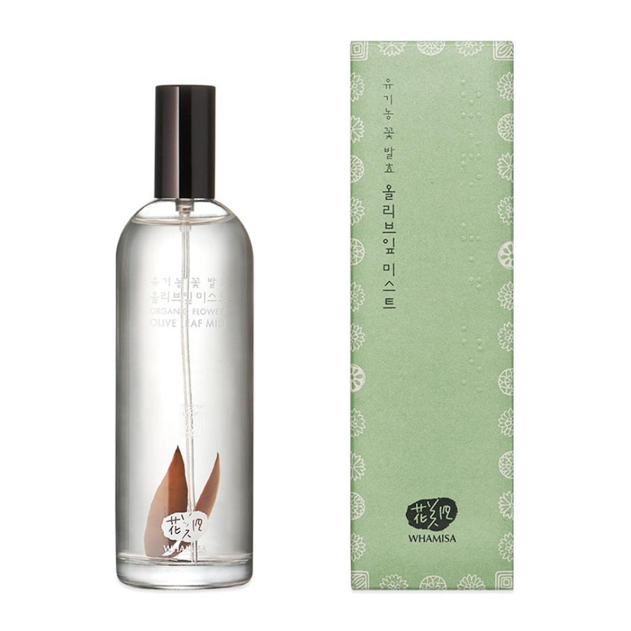 WHAMISA Mgiełka do twarzy Organic Flowers Olive Leaf Mist Mgiełki do twarzy 100 ml