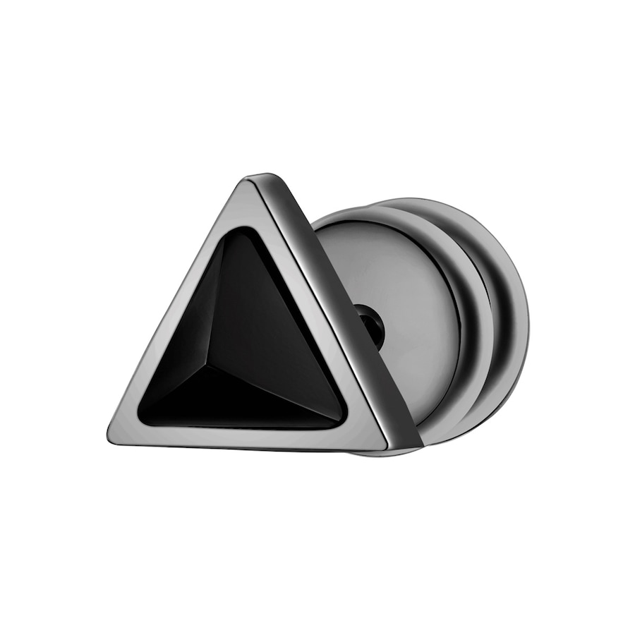 True Rebels Kolczyki Trójkat Stal nierdzewna Spiżowy 1 ct Męskie