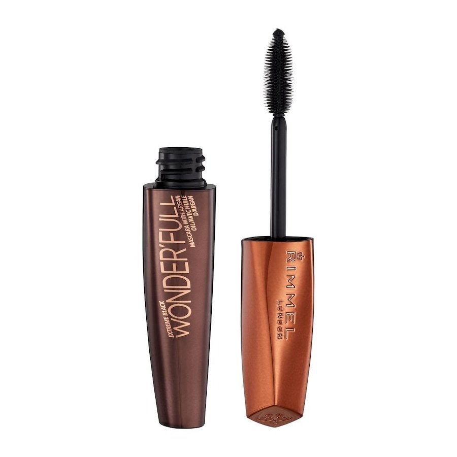 Rimmel London Rimmel Wonder'Full Extreme Black, pielęgnujący tusz do rzęs z olejkiem arganowym Tusze do rzęs 11,5 ml 001