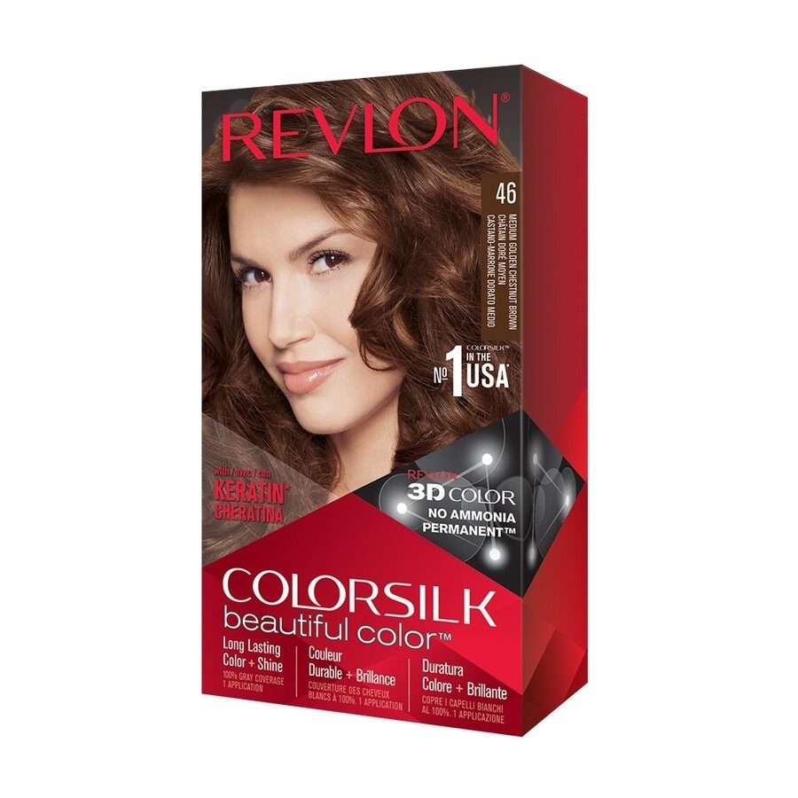 Revlon ColorSilk Beautiful Color Farby do włosów 1 ct Brązowy