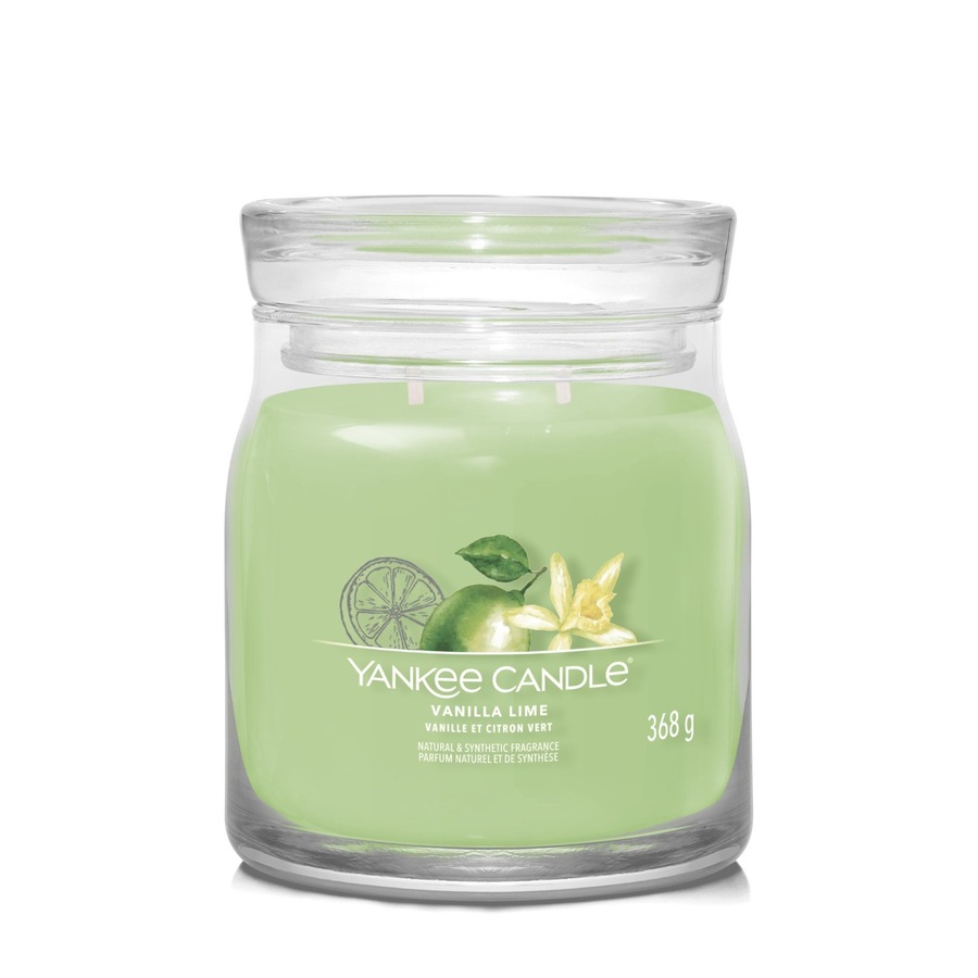 YANKEE CANDLE Wotyw w szkle Vanilla Lime Świeczki 368 g