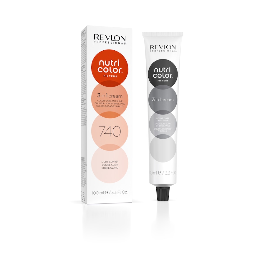 Revlon Professional Nutri Color 3 in 1 Cream Nr. 740 Tonery do włosów 100 ml Brązowy