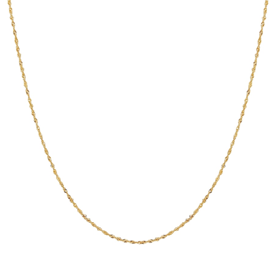 Glanzstücke München Naszyjnik srebrny srebro wysokiej próby żółte złoto Naszyjniki 1 ct Damski