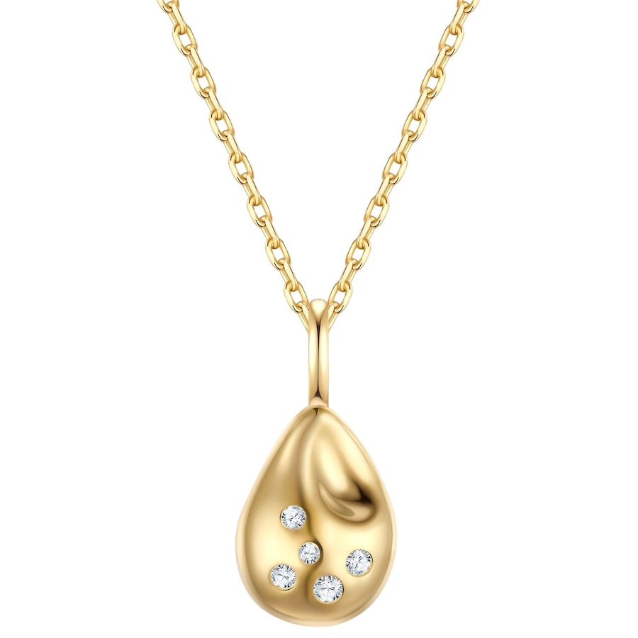 Glanzstücke München Łańcuszek Srebro wysokiej próby Żółte złoto Naszyjniki 1 ct Damski