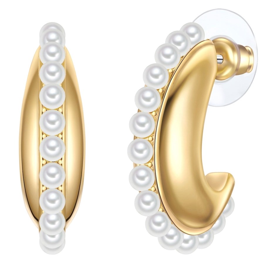 Yokoamii Kolczyki z Stop metali wStop metali Kolczyki koła 1 ct Damski