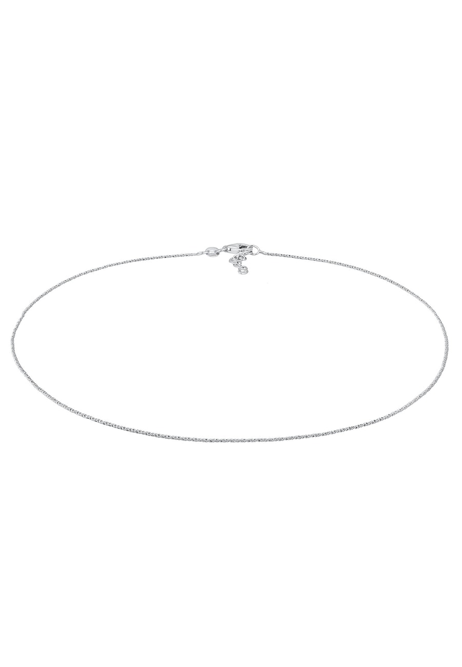 Elli Damski choker Basic Twisted Fine ze srebra próby 925 Sterling Silver Naszyjniki 1 ct