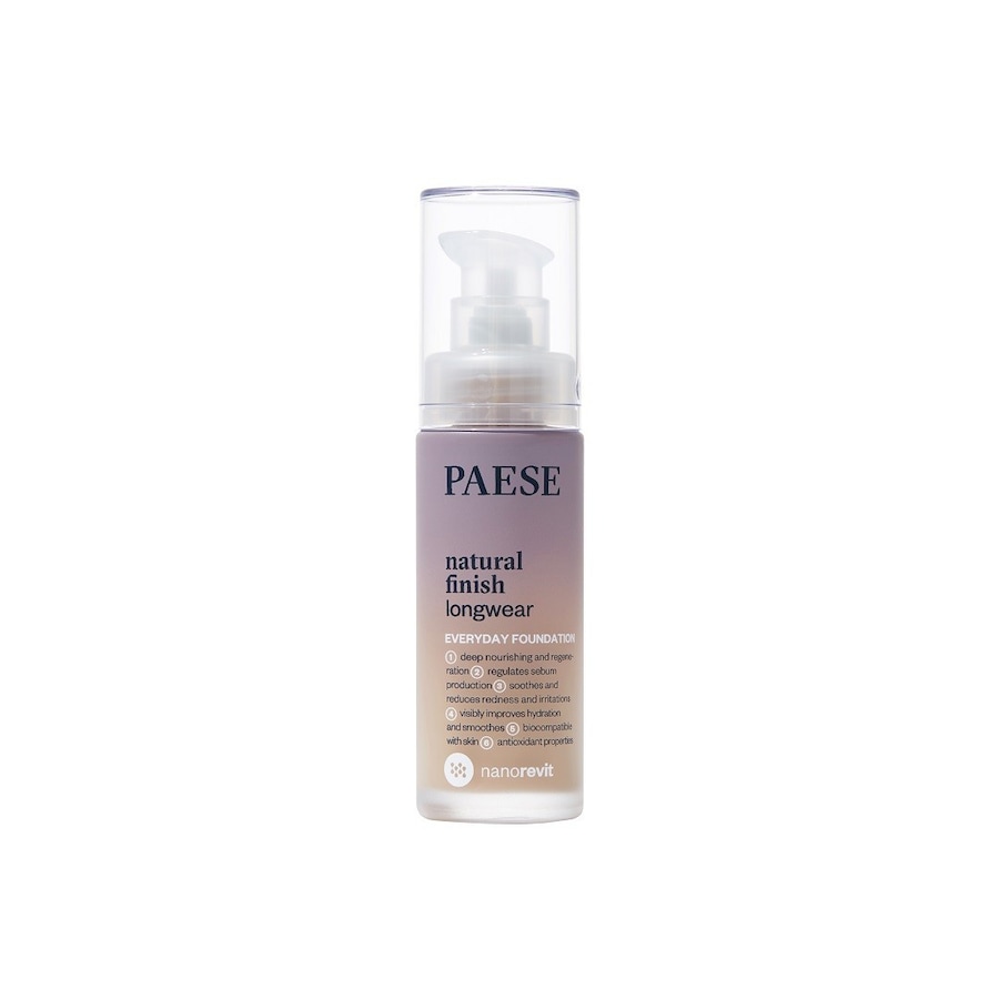 Paese Paese Nanorevit Natural Finish Longwear Everyday Foundation Podkłady 30 ml 2 - PORCEL