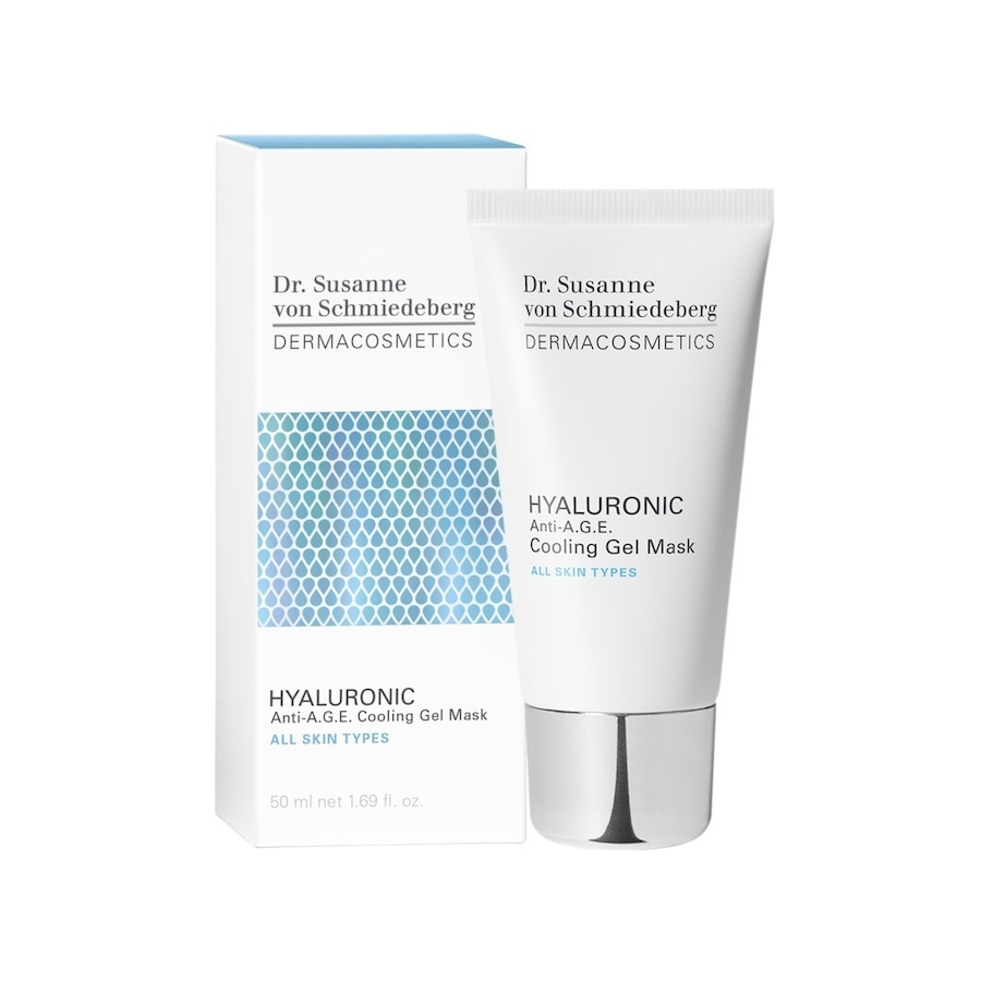 Dr. Susanne von Schmiedeberg Hyaluronic Anti-A.G.E. Cooling Gel Mask Maseczki nawilżające 50 ml
