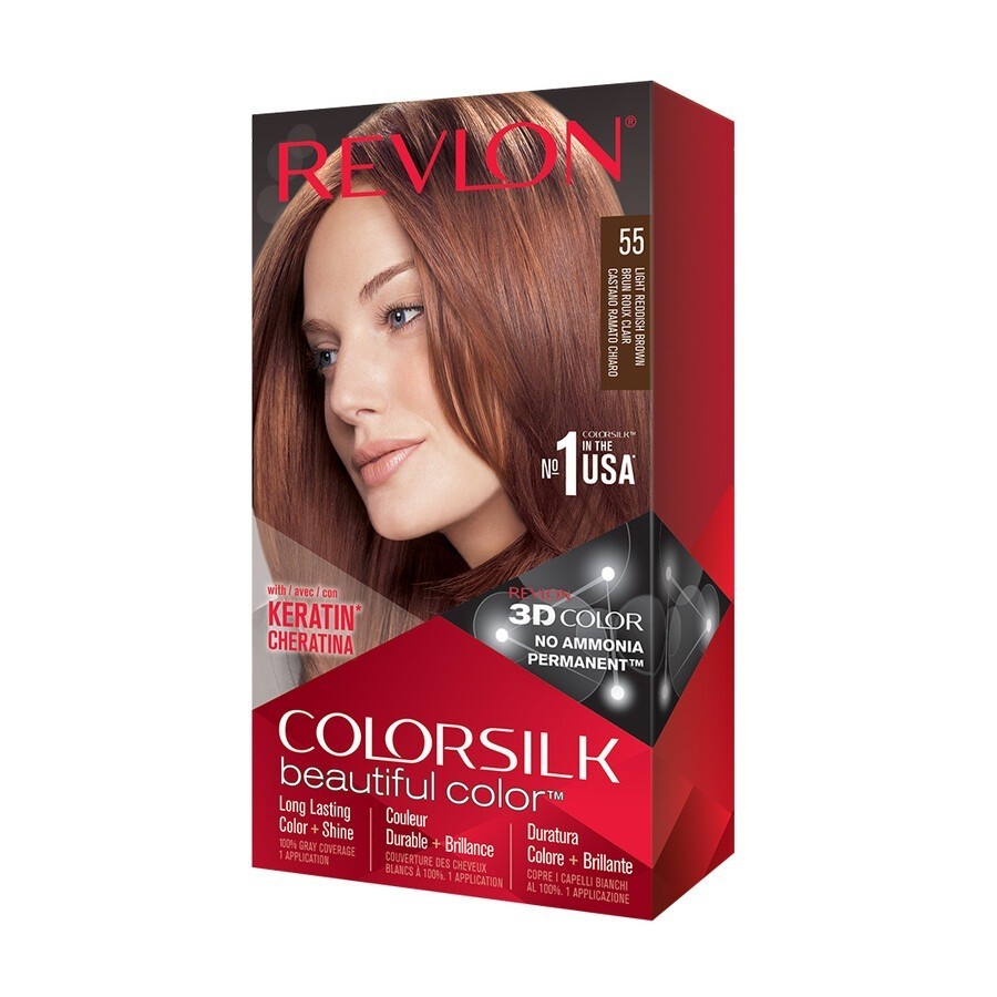 Revlon ColorSilk Beautiful Color Farby do włosów 1 ct Brązowy