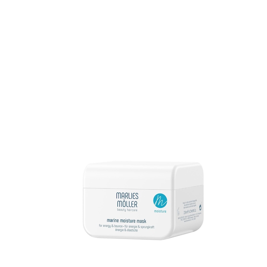 Marlies Möller Marine Moisture Marine Mask Maski do włosów 125 ml Jasnobrązowy